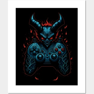 Devil gamepad Posters and Art